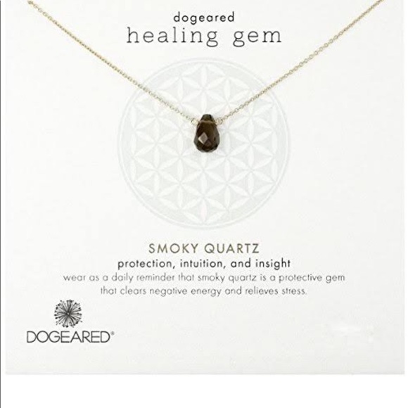 Dogeared Jewelry - Dogeared Healing Gem Smoky Quartz Necklace